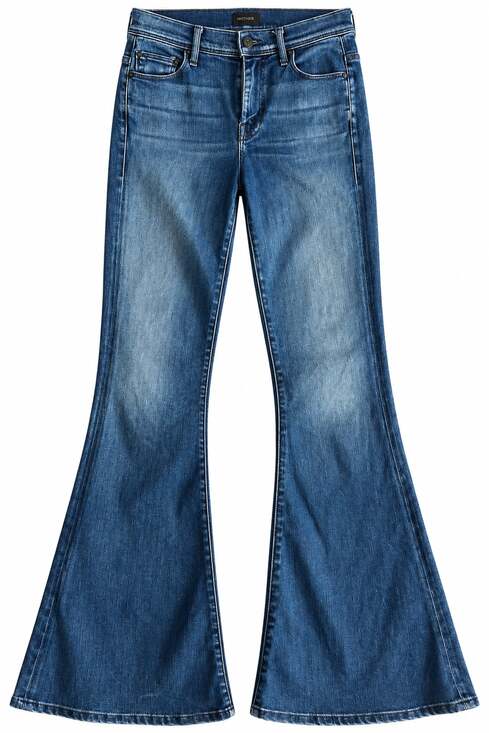 MOTHER Denim - MOTHER The Super Cruiser Flare Jeans Dreamy Dark Wash Size 25